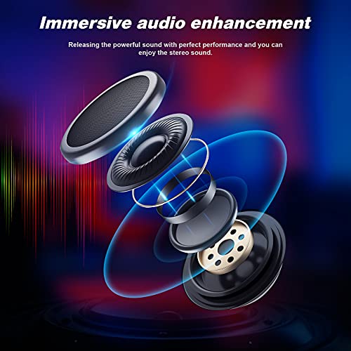 GTRACING Gaming Chair with Footrest Speakers Video Game Chair Bluetooth Music Heavy Duty Ergonomic Computer Office Desk Chair