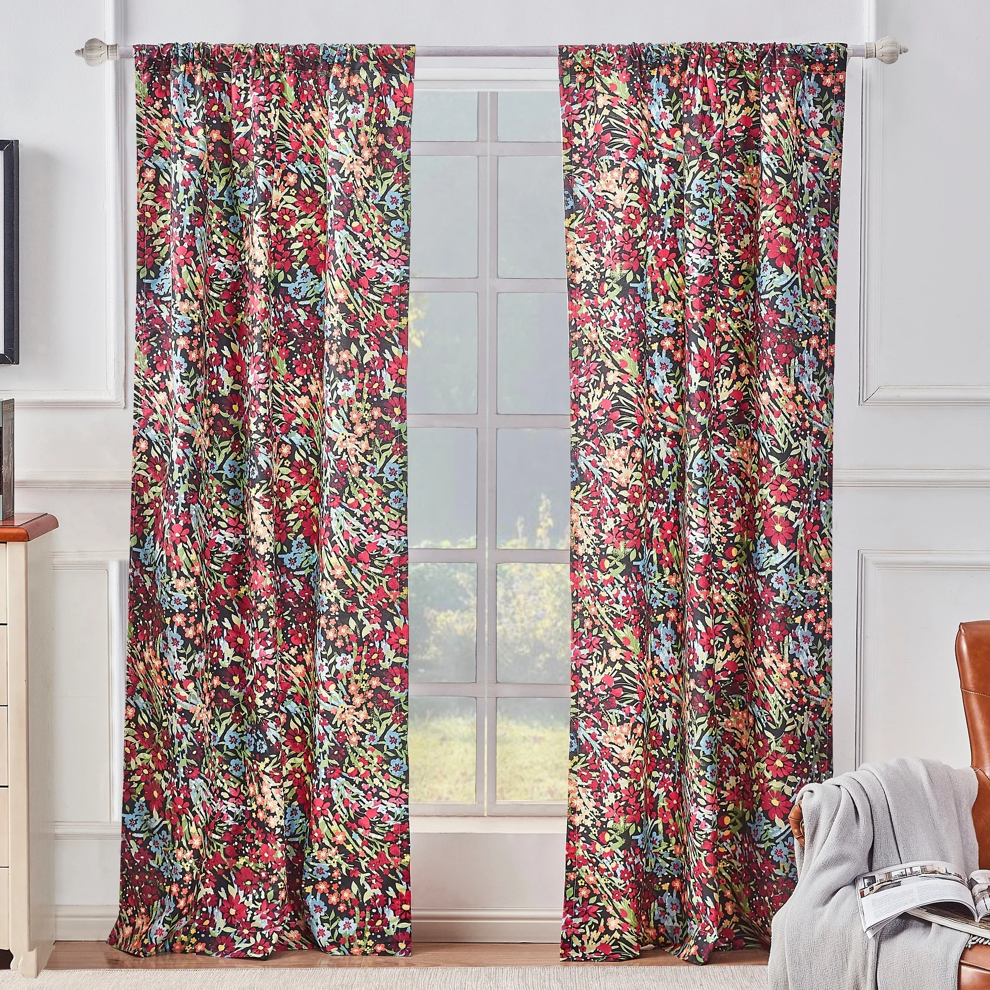 Barefoot Bungalow  Alice Curtain Panels (Set of 2) - 84 x 84 inches