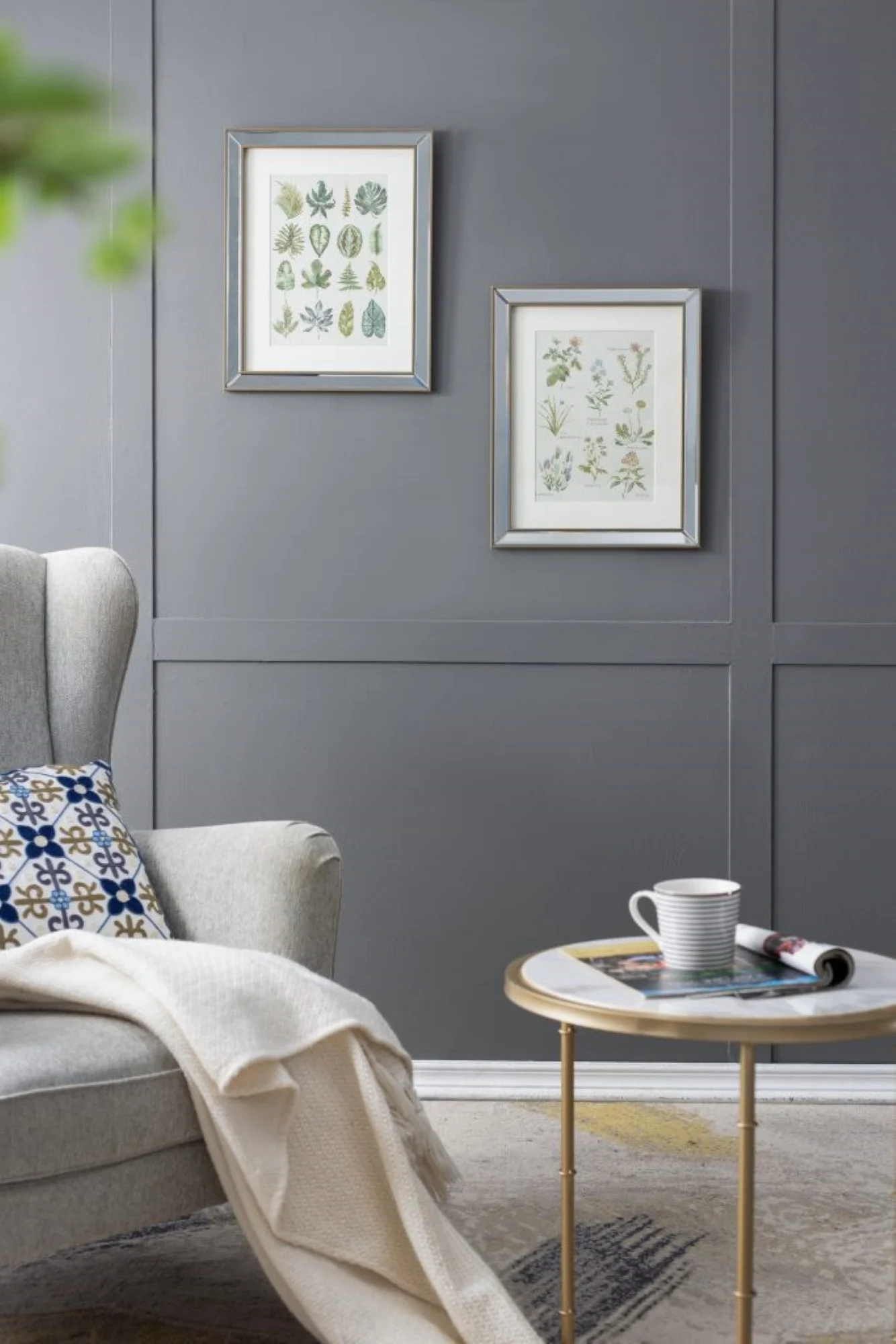 CC Home Furnishings Botanical Framed Wall Art - 19.75