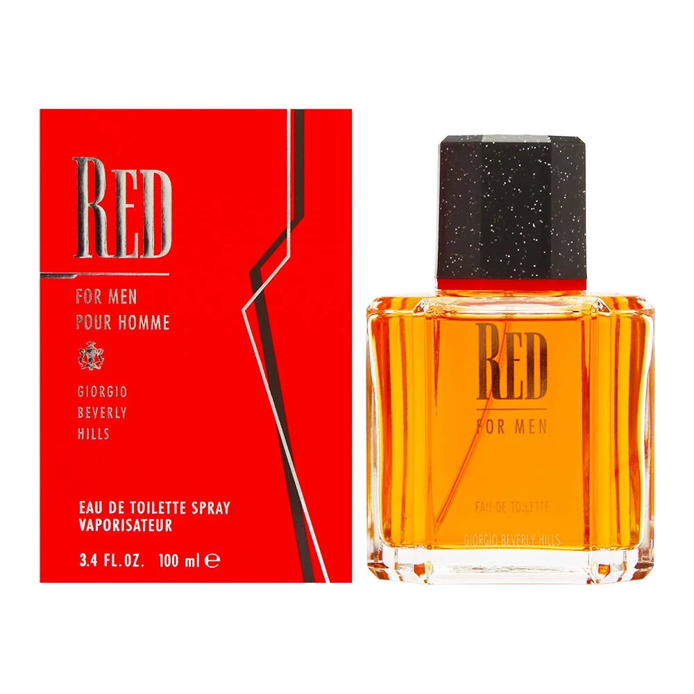 RED by Giorgio Beverly Hills Eau De Toilette Spray 3.4 oz for Men