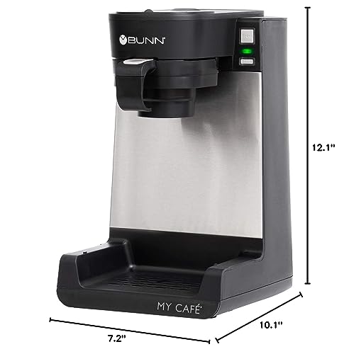 BUNN MCU My Cafe Single Cup Multi Use Coffee Brewer (Black/SST)