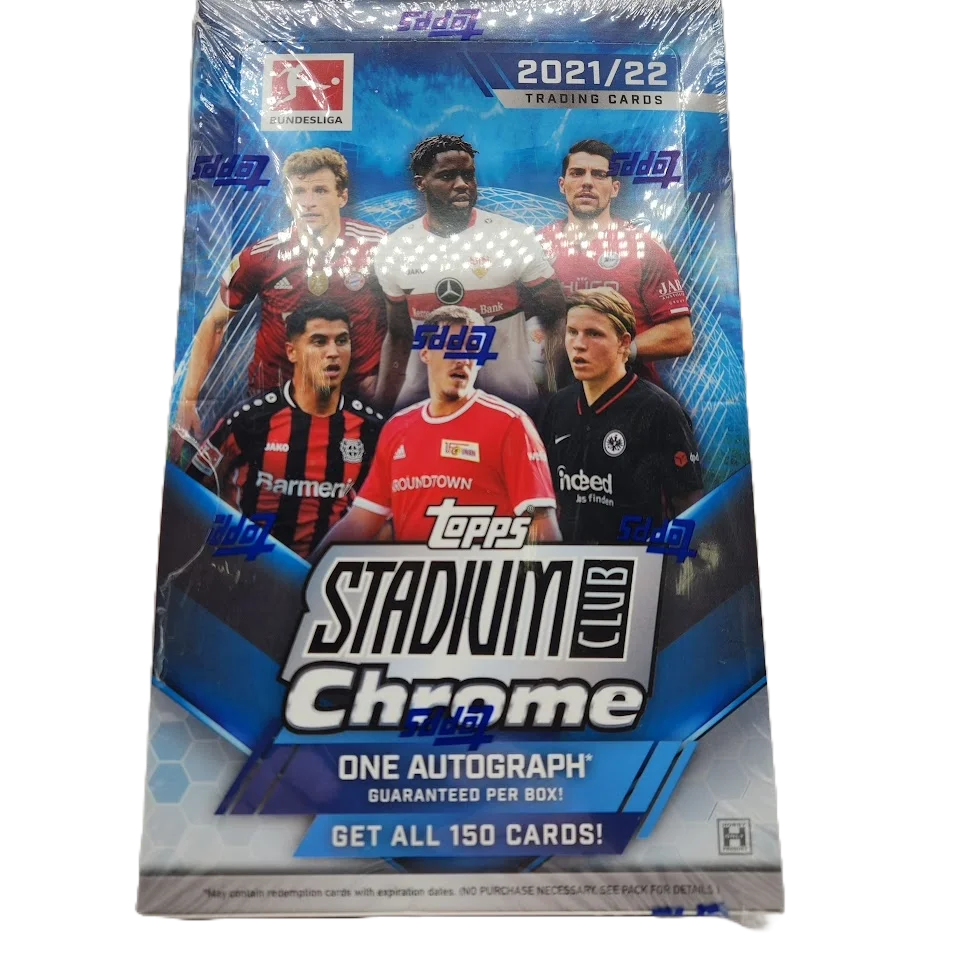 2021-22 Topps Bundesliga Stadium Club Chrome Soccer Hobby Box