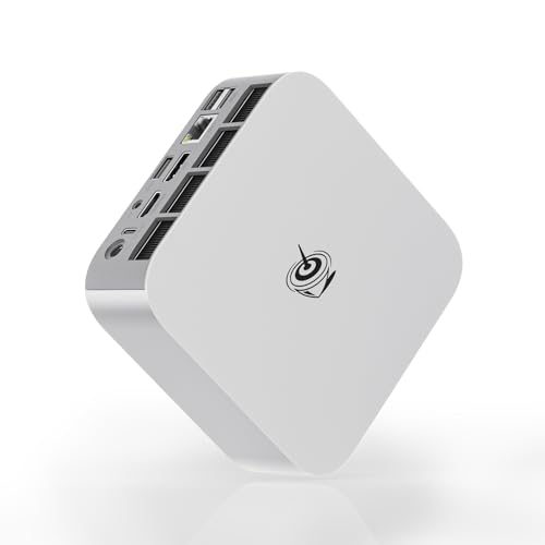 Beelink Mini PC EQR5 5825U AMD Ryzen 7 Processor(8C/16T, up to 4.5GHz), Micro Computer 16GB DDR4 500GB SSD Built-in PSU, Mini Computers Dual HDMI/4K 60Hz/WiFi6/BT5.2 Home/Office/HTPC