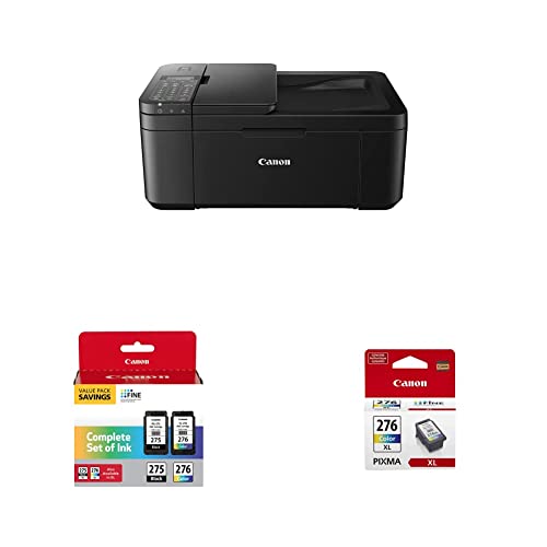 Canon PIXMA TR4720 All-in-One Wireless Printer Home use, with Auto Document Feeder, Mobile Printing and Built-in Fax, White