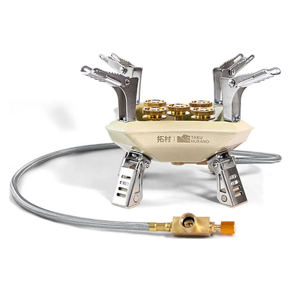 Foldable Camping Stove, TAKU MURANO Portable Metal Furnace for Outdoor Cooking and Picnics