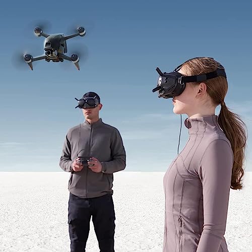 DJI FPV Combo (Goggles V2), First-Person View Drone with 4K Camera, S Flight Mode, Super-Wide 150° FOV, HD Low-Latency Transmission, FAA Remote ID Compliant