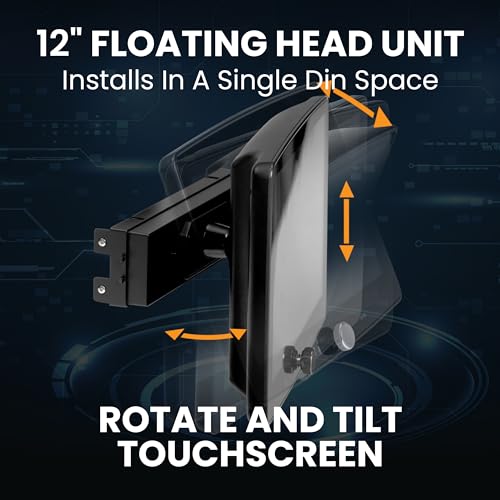 BOSS Audio Systems BVCP9700A-FL Single DIN Car Stereo Wireless Apple CarPlay, Android Auto, 7 Inch Touchscreen, Bluetooth, AM/FM Radio Receiver