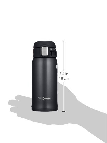 Zojirushi SM-SA60BA Stainless Steel Vacuum Insulated Mug, 1 Count (Pack of 1), Black, 20 oz.