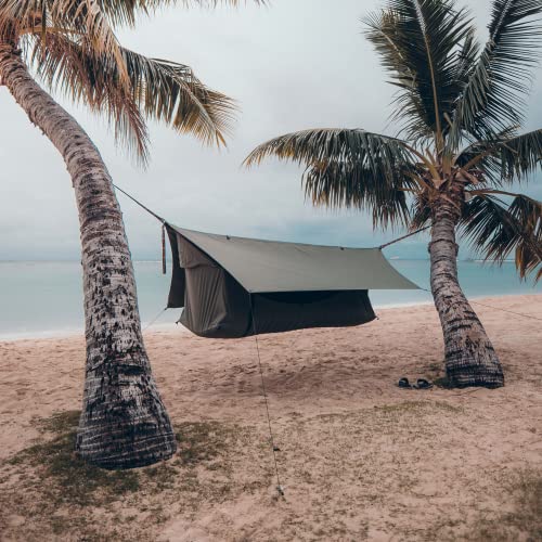 Haven Tents Lay Flat Hammock Tent - Waterproof Tent & Camping Hammock with Mosquito Net - Includes Insulated Pad and Rainfly - Haven Tent, Haven XL, Haven Safari