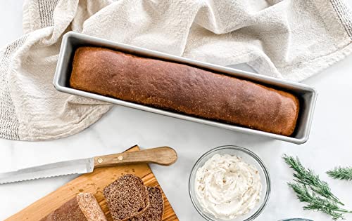 USA Pan Nonstick Standard Bread Loaf Pan, 1 Pound, Aluminized Steel