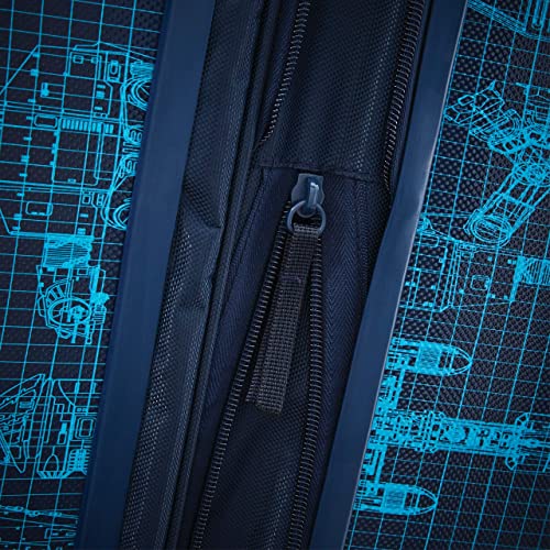 American Tourister Star Wars Hardside Spinner Wheel Luggage, Galaxy, Carry-On 20-Inch