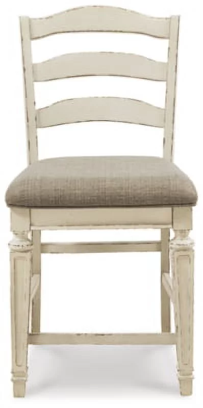 Signature Design by Ashley Realyn French Country 24.13 Counter Height Upholstered Barstool