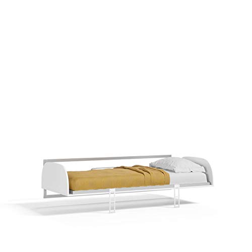 Simple Twin/Twin XL Murphy Wall Bed (Light Wood)