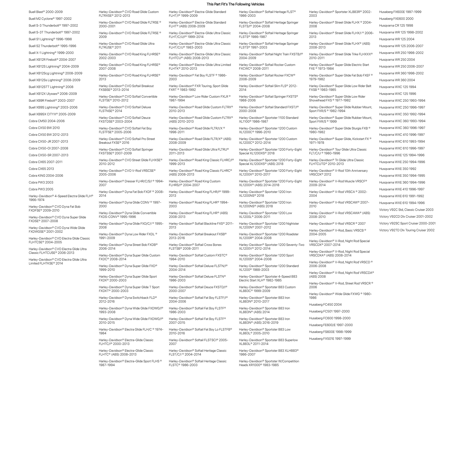 Tusk Steering Stem Bearing Kit For HARLEY-DAVIDSON® CVO Road King FLHRSE® 2002-2003,2007-2008,2013