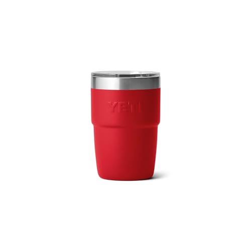 YETI Rambler 8 oz Stackable Cup, Stainless Steel, Vacuum Insulated Espresso Cup with MagSlider Lid