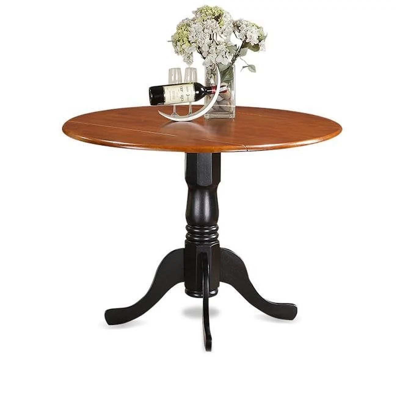 East West Furniture Dublin Round Table with 29