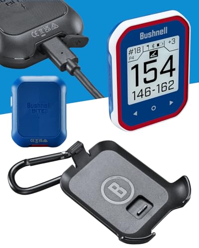 Wearable4U - Bushnell Phantom 3 Slope GPS Golf Green with Slope Technology, Touchscreen, Magnetic Cart Mount with Towel Bundle