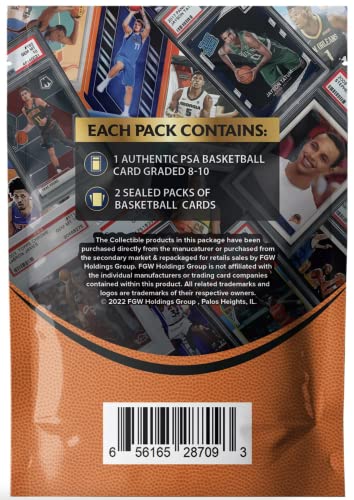 Zoo Packs NBA Basketball PSA Graded Card Mystery Power Pack - Amazon Exclusive