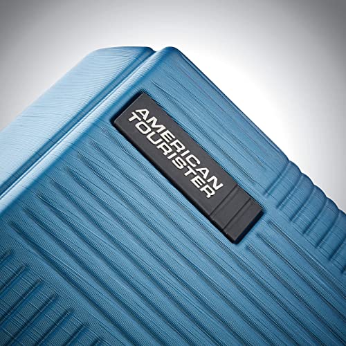 American Tourister Stratum XLT Expandable Hardside Luggage with Spinner Wheels, Jet Black, Carry-On 21-Inch