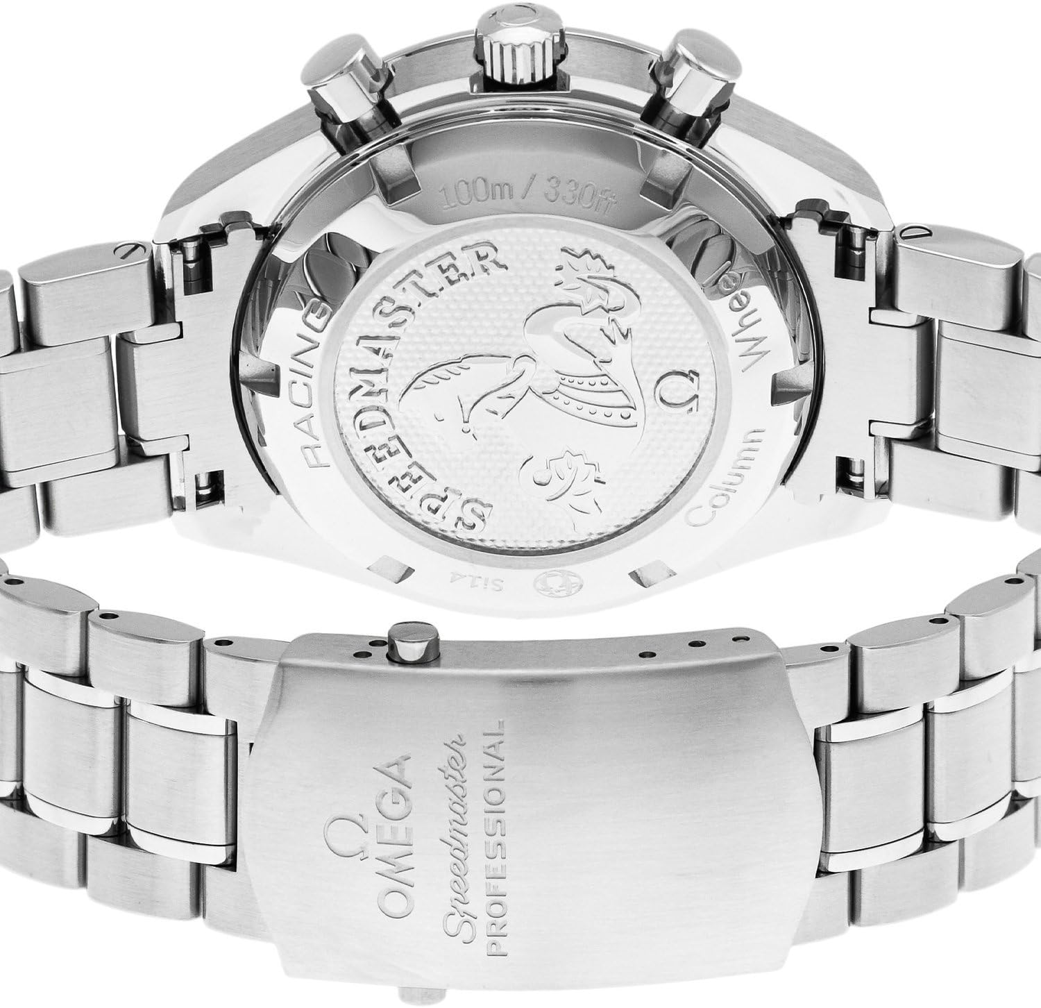 Omega Speedmaster Racing Automatic Chronograph Black Dial Stainless Steel Mens Watch 326.30.40.50.01.001