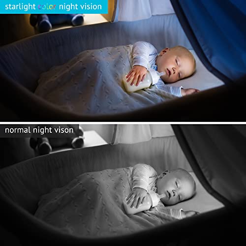 LaView Pan/Tilt Security Camera for Baby Monitor with Phone App (2 Pack+2 32GB SD Cards), 1080P WiFi Pet Camera Indoor, 360° Home Security Camera with Motion & Sound Detection, Two-Way Audio