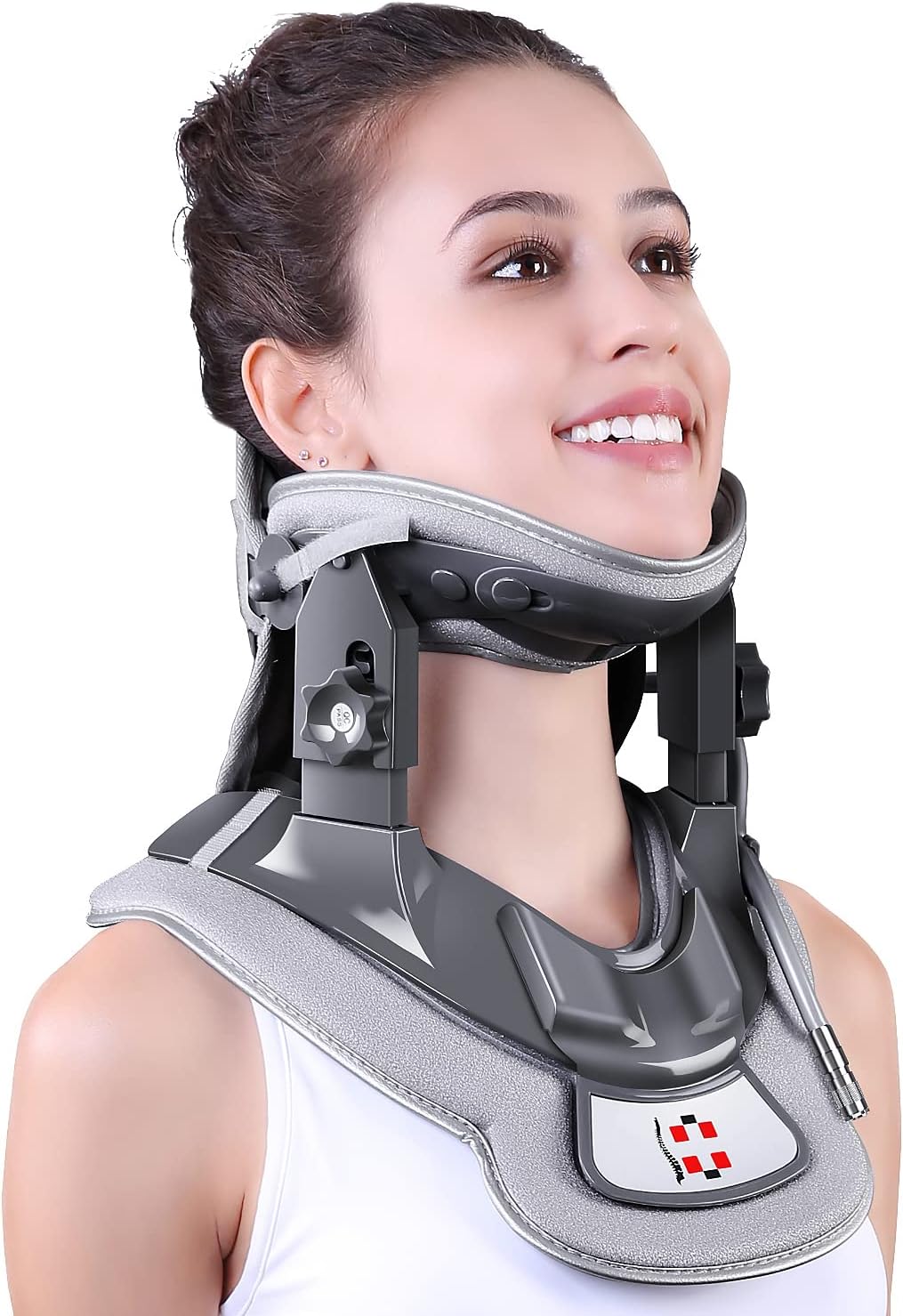 Cervical Neck Traction Device with 3 Power Tractions and 8 Built-in Airbag Support, Adjustable Cervical Traction Device, Neck Pain Relief and Stretching