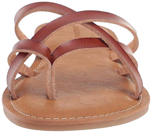Amazon Essentials Women's Strappy Slide Flat Sandal