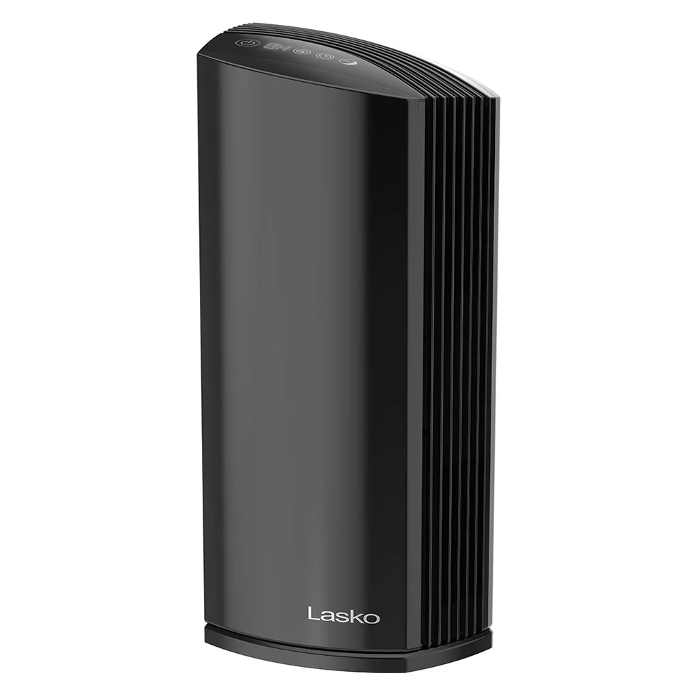 Lasko HEPA Filter Premium Air Purifier Tower with DreamMode and Timer, LP450, Black