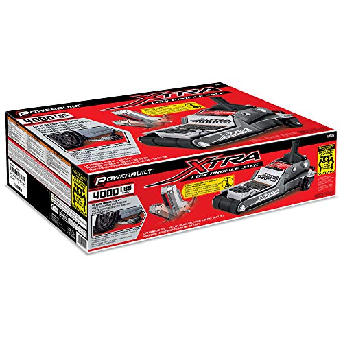 Powerbuilt 3 Ton, Bottle Jack and Jack Stands in One, 6000 Pound All-in-One Car Lift, Heavy Duty Vehicle Unijack, 640912