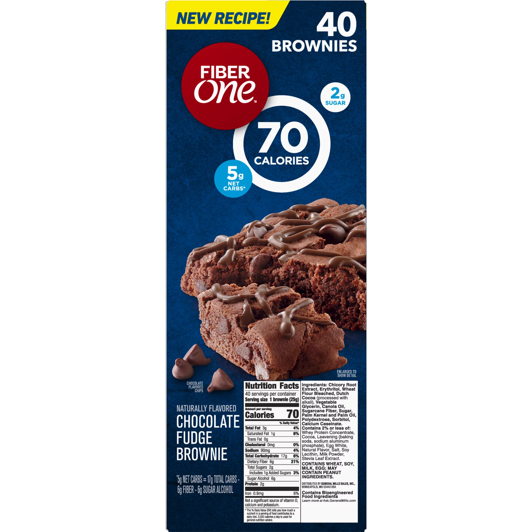 Fiber One Chocolate Fudge Brownies (0.89 oz., 40 pk.)