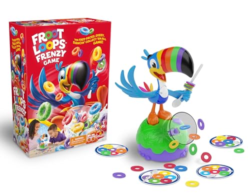 Goliath Froot Loop Frenzy - Skill & Action Game - The Fast-Paced, Dizzy, Dancin' Collect 'Em All Game! Ages 6 and Up, 2-4 Players