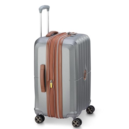 DELSEY PARIS Carrousel Hardside Expandable Luggage with Spinner Wheels, Navy, Carry-on 21 Inch
