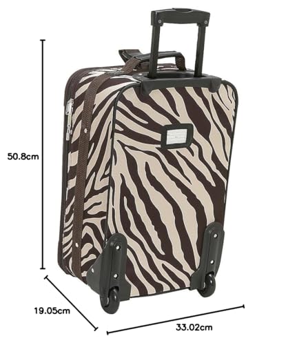 Rockland Fashion Expandable Softside Upright Luggage Set, Charcoal, 2-Piece (14/19)