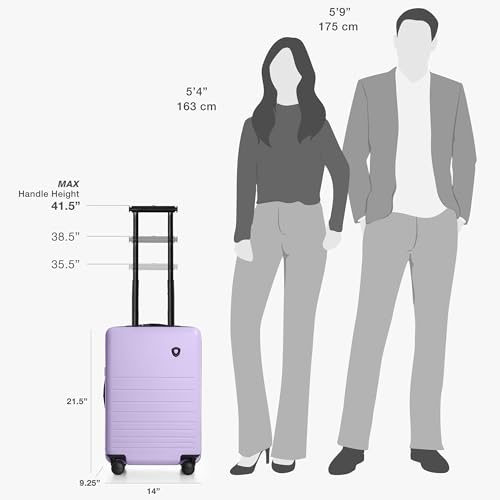 Traveler's Choice Markham Hardside Expandable Luggage with Double Spinner Wheels, Carry-On 21-Inch Suitcase, Green