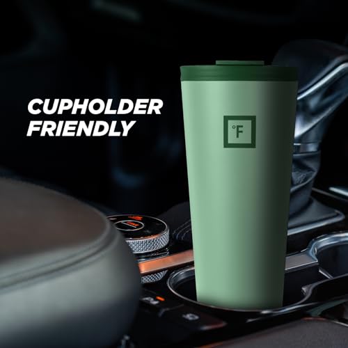 IRON °FLASK Classic Tumbler - Vacuum Insulated Stainless Steel Water Bottle, Double Walled, Drinking Cup, Insulated Travel Mug (Cotton Candy, 24 oz Solid Lid)