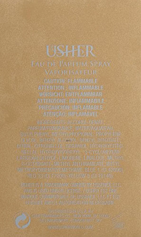 Ussence Usher  Eau de Parfum Spray, 1.7 oz