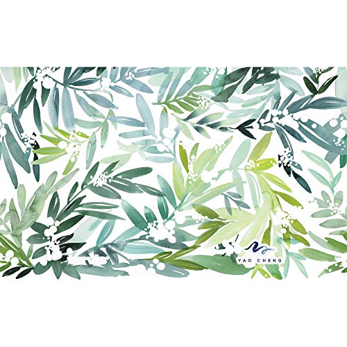 Tervis Yao Cheng Green Crystal Made in USA Double Walled Insulated Tumbler Travel Cup Keeps Drinks Cold & Hot, 16oz, Green Blue Stripe