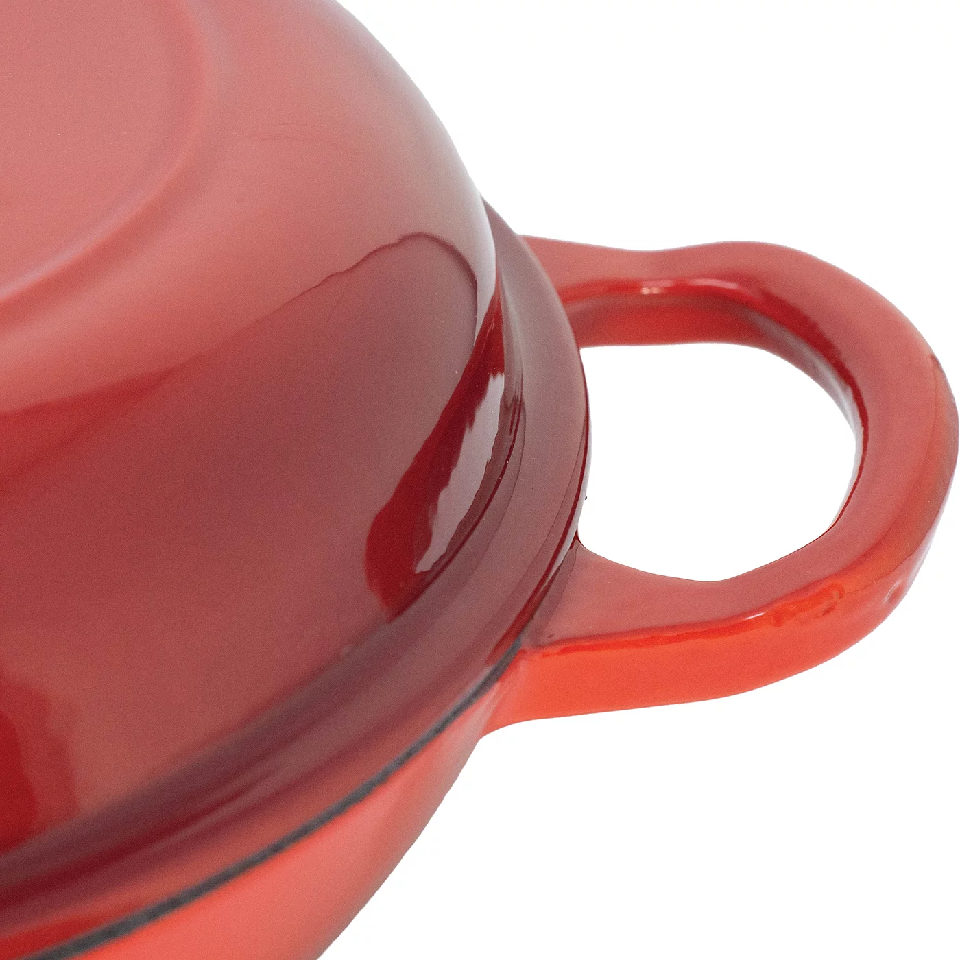 Backcountry Iron Enameled 3.5 Quart Signature Cast Iron Braiser with Lid