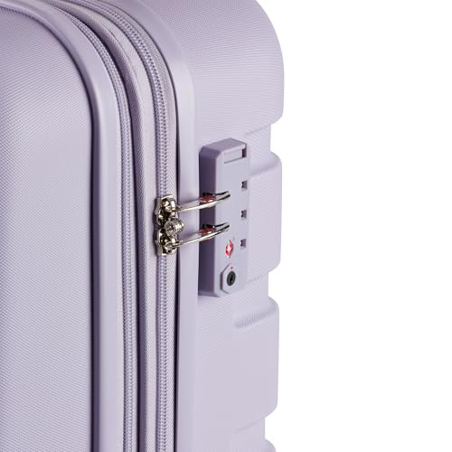 SwissGear 7366 Hardside Expandable Luggage with Spinner Wheels, White, Carry-On 19-Inch