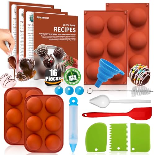 Cocoa Bomb Molds Kit with 2& 2.5