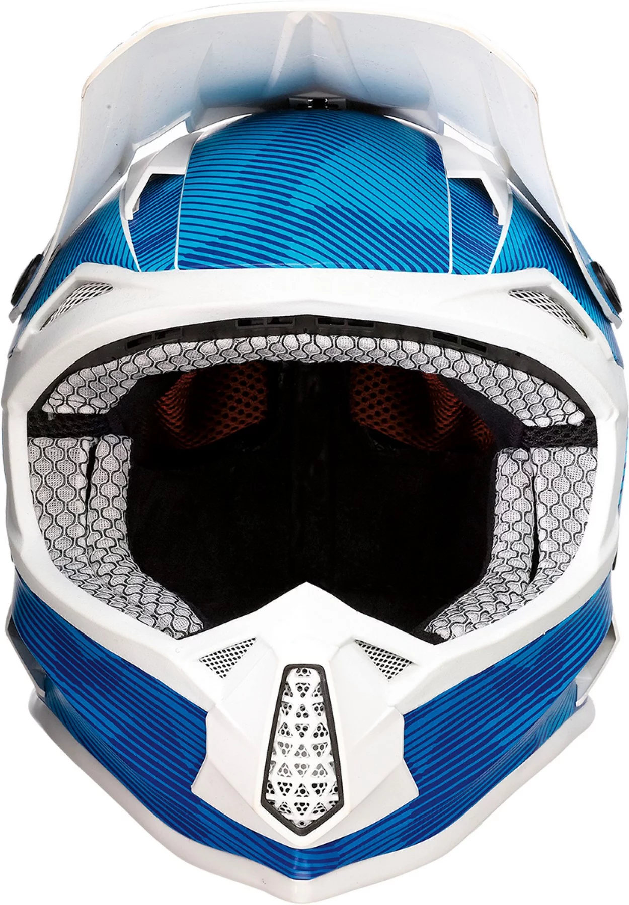 Moose Racing F.I. Agroid Camo MIPS Youth MX Offroad Helmet Blue/White XL