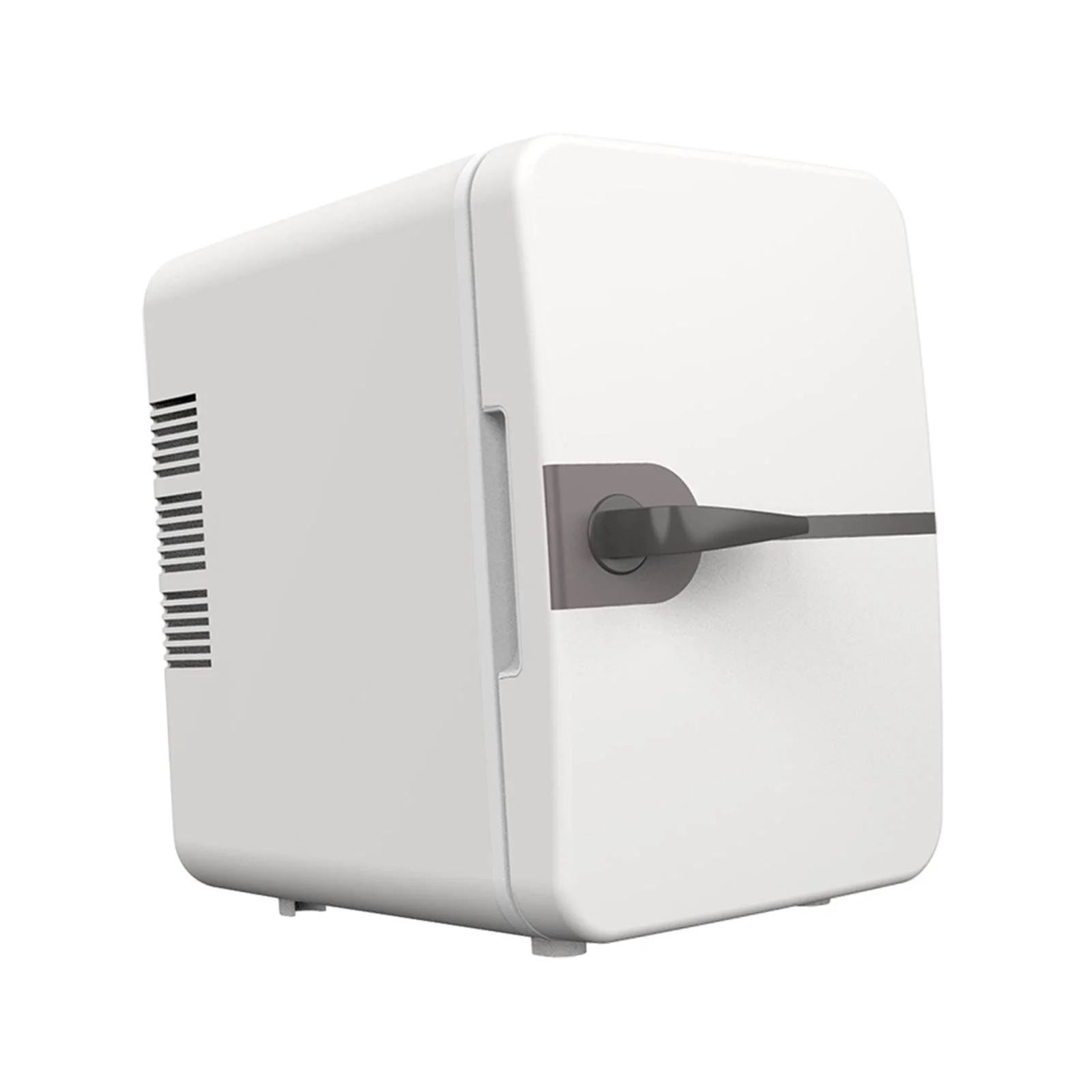 kowaku Compact Mini Fridge 4 Liters Can Store 6 Cans with Handle Portable Refrigerator and Warmer for Truck Cosmetics Desktop