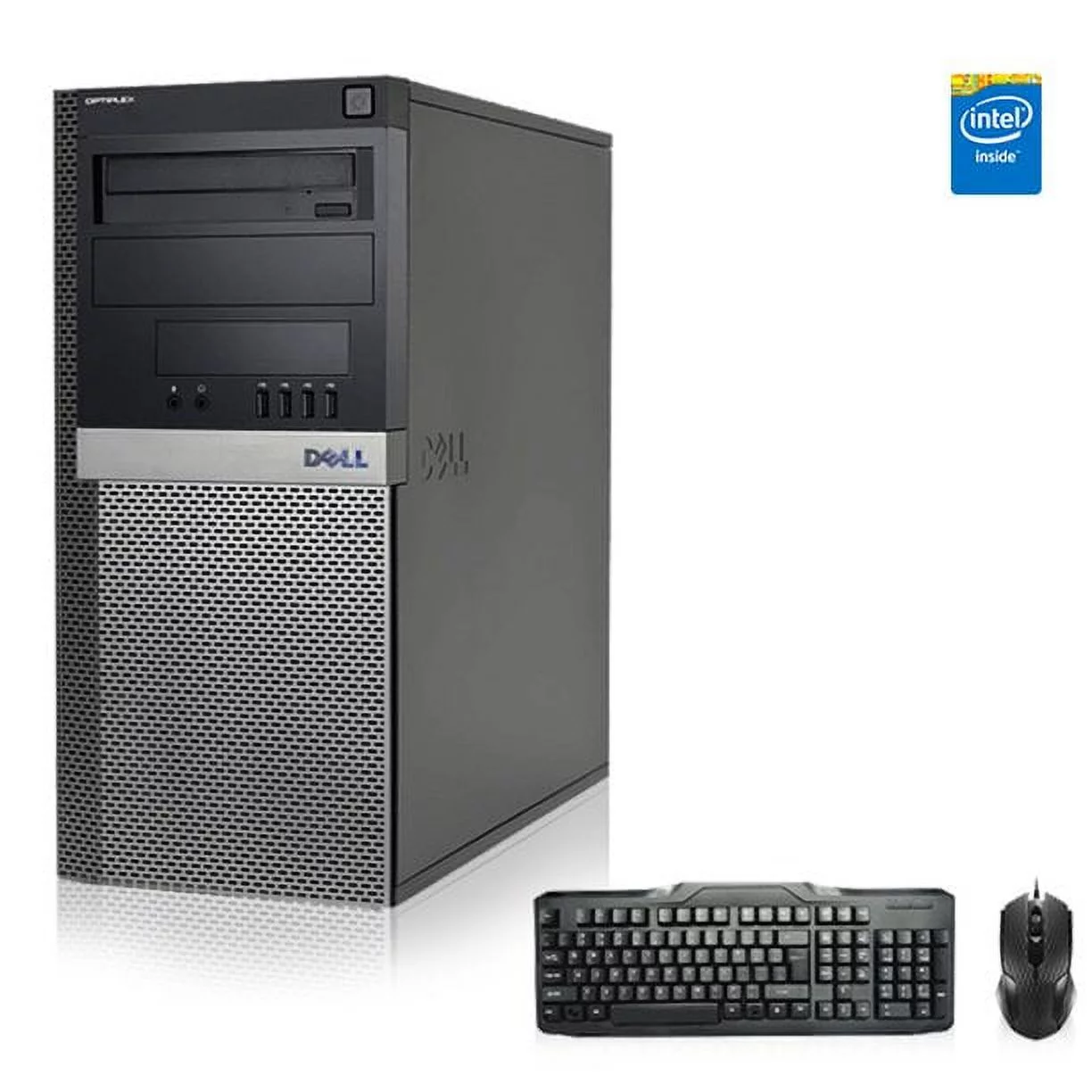 Restored Dell Optiplex Desktop Computer 3.0 GHz Core 2 Duo Tower PC, 4GB, 500GB HDD, Windows 10 Home x64, USB Mouse & Keyboard (Refurbished)