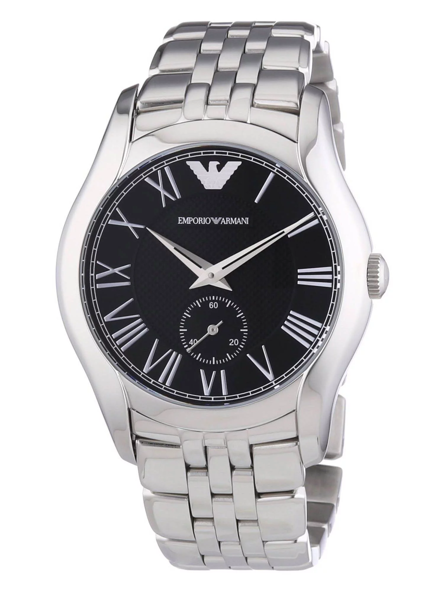Emporio Armani AR1710 Classic Black Dial Stainless Steel Men's Watch