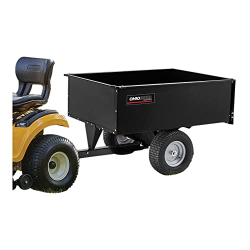 Ohio Steel 3040P-SD Poly Swivel Dump Cart, 10 cu.ft., 600 lb Load Capacity