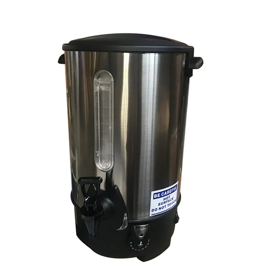 TECHTONGDA Hot Water Dispenser Office Home Stainless Steel Heater Kettle Silver 12.9L