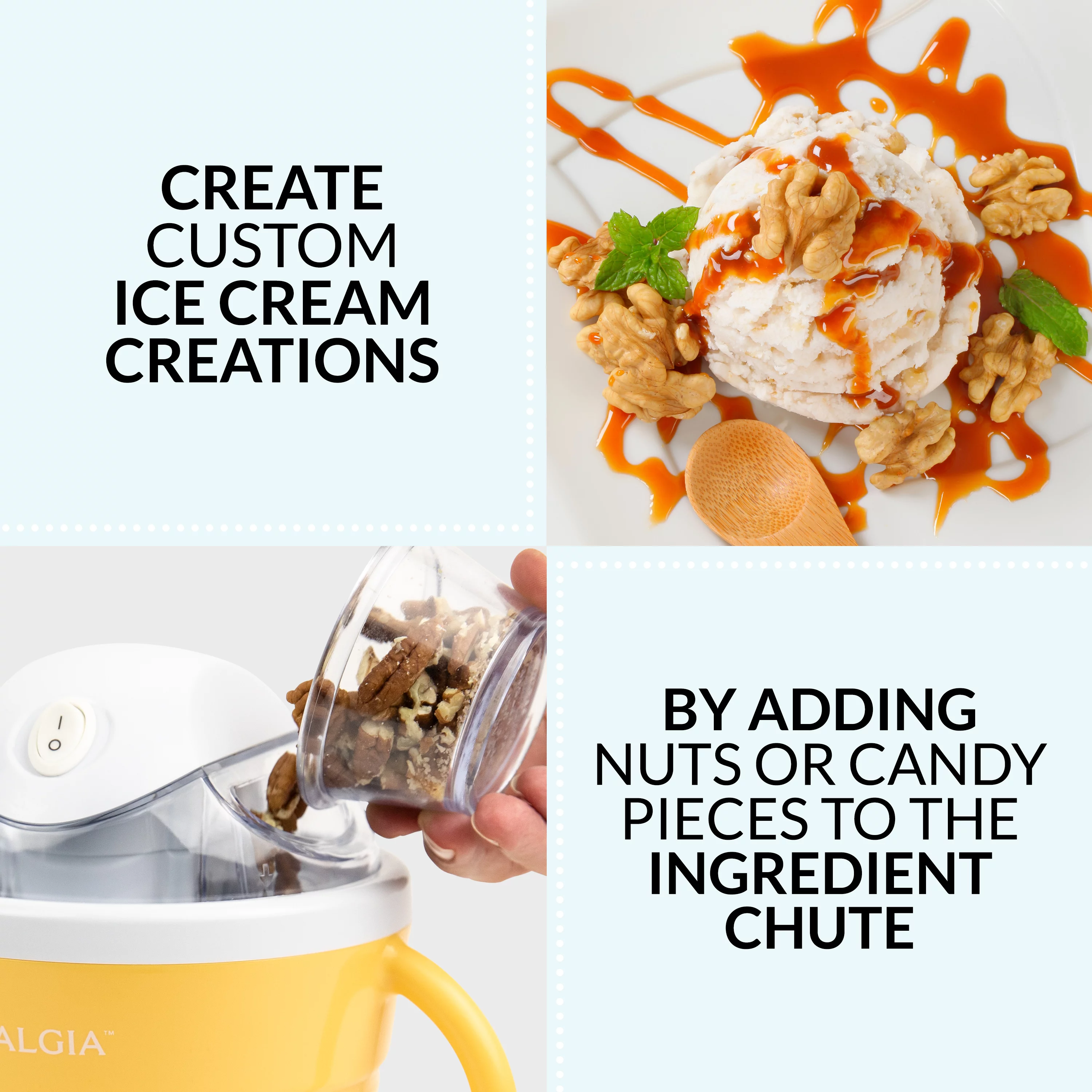 Nostalgia 1.5-Pint Electric Ice Cream Maker