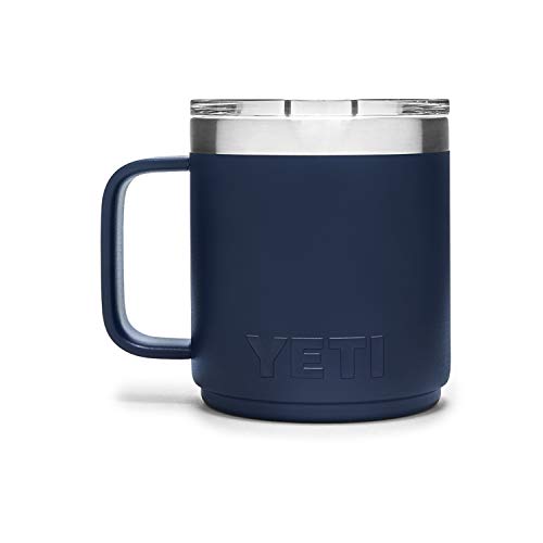 YETI Rambler 10 oz Stackable Mug, Vacuum Insulated, Stainless Steel with MagSlider Lid, Stainless