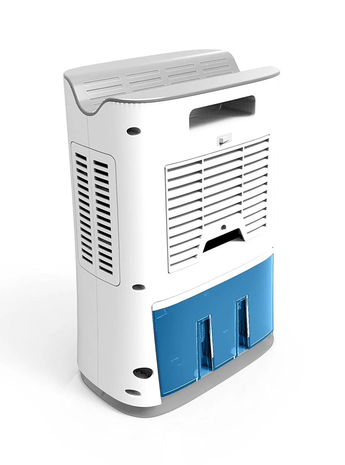 InvisiPure Hydrowave Dehumidifier - Compact and Portable - Tank Can Be Used with Drain Hose