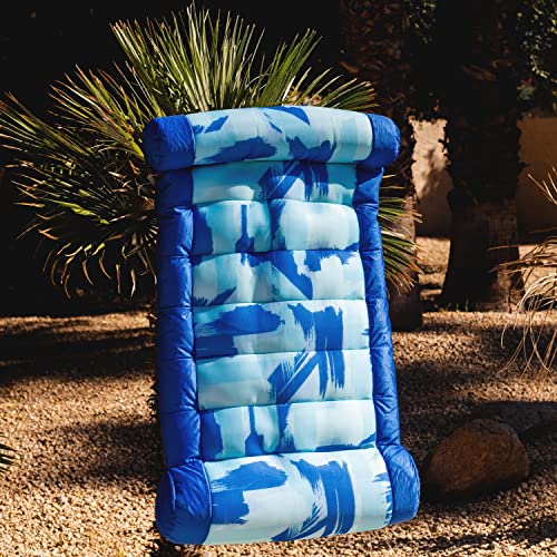 Big Joe Kona Hammock No Inflation Needed Pool Lounger with Headrest, Quick Draining Fabric, 4 feet Big